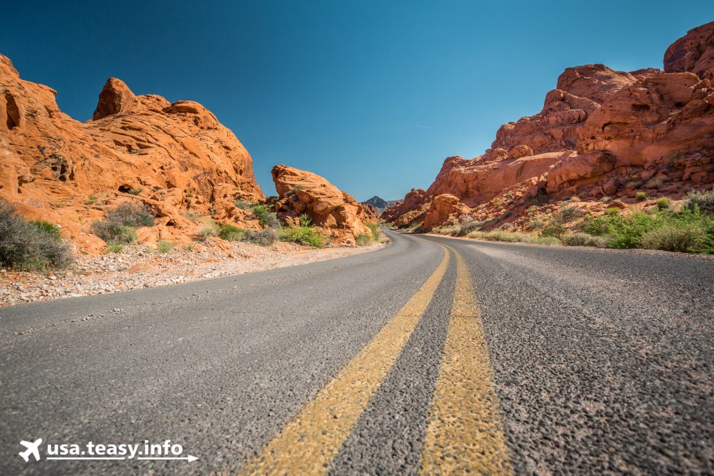 On The Road: Panoramic Drive im Valley of Fire