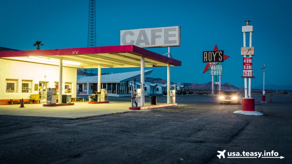 Roy's Motel and Café in Amboy: Location für zahlreiche Film- und Fernsehproduktionen